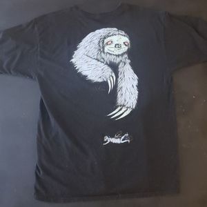 WELCOME black large graphic tee